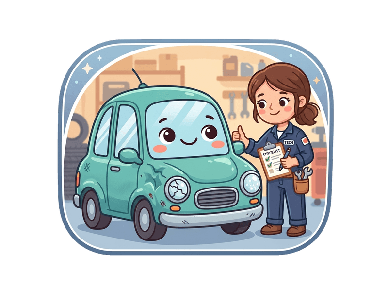 Illustration of accident damaged vehicles service by Scrap Car Beckenham