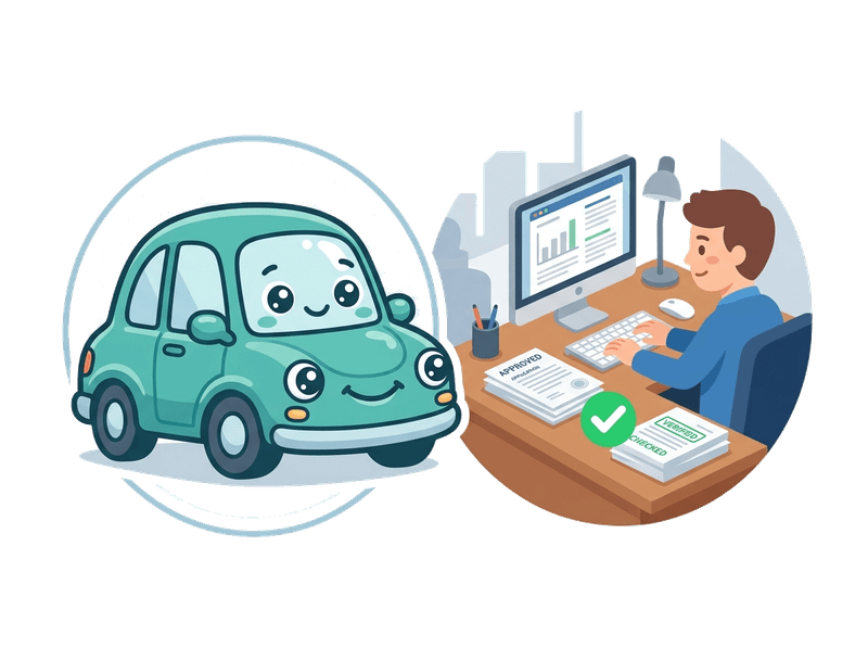 Illustration of dvla notification service service by Scrap Car Beckenham